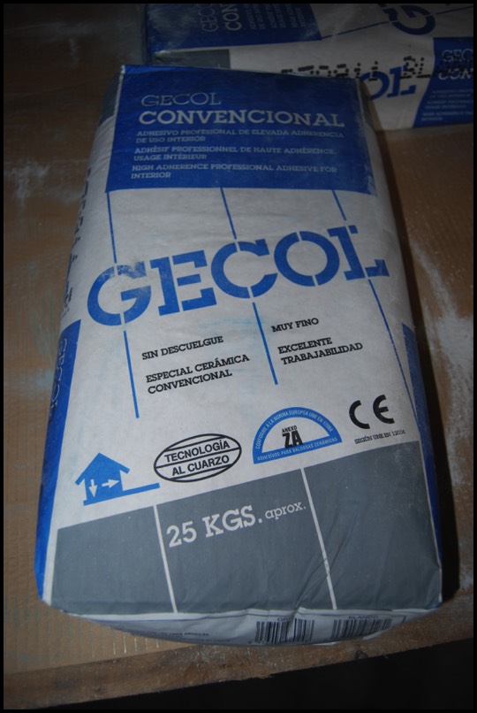 Gecol Mortero Cola Porcelanico